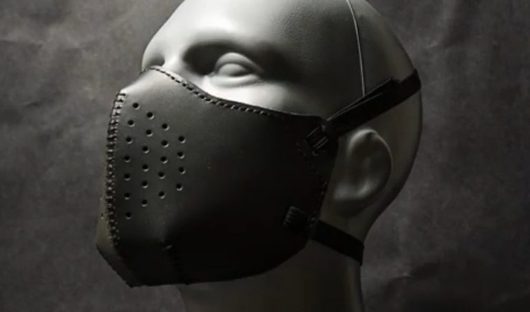 آموزش دوخت ماسک چرمی